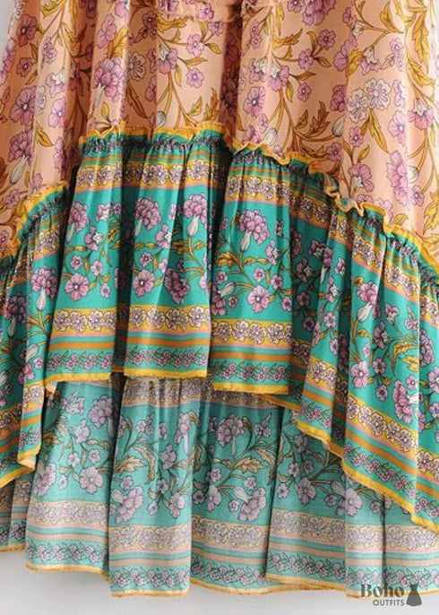 Faldas bohemias en rosa Aurelia para mujer